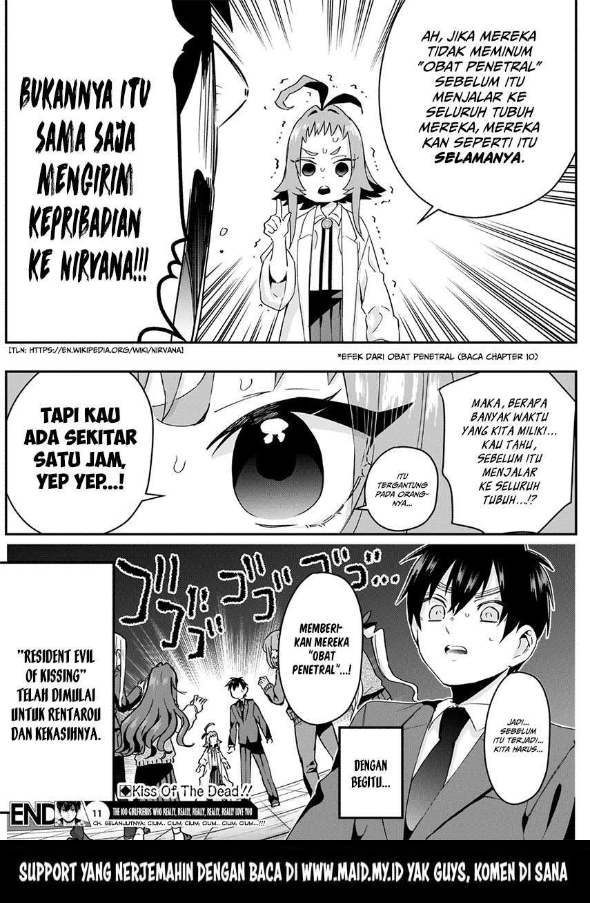 Kimi no Koto ga Dai Dai Dai Dai Daisuki na 100-ri no Kanojo Chapter 11 Bahasa Indonesia